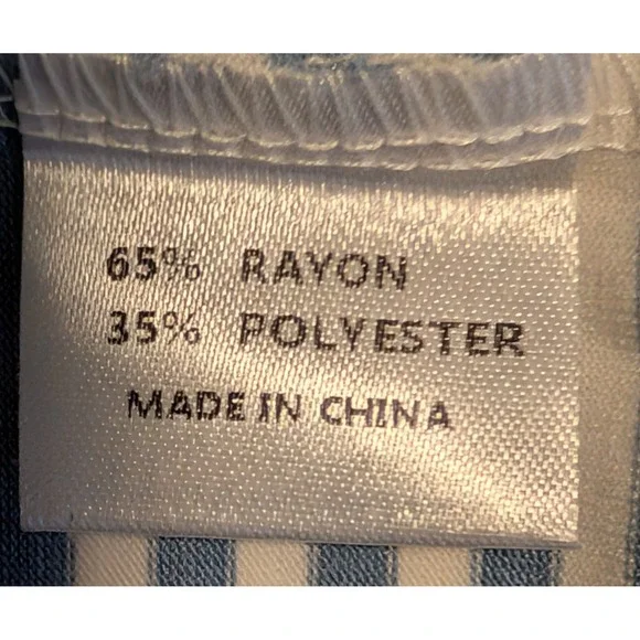 NWOT Merokeety Blue Striped Tie Waist T-Shirt Dress XL Short Sleeve Pockets - Picture 6 of 6